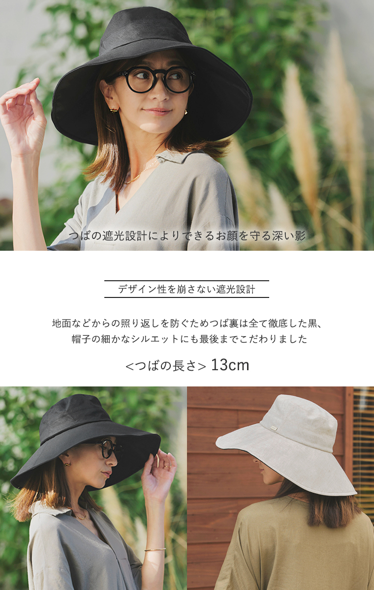 BICHERIEの遮光帽子について