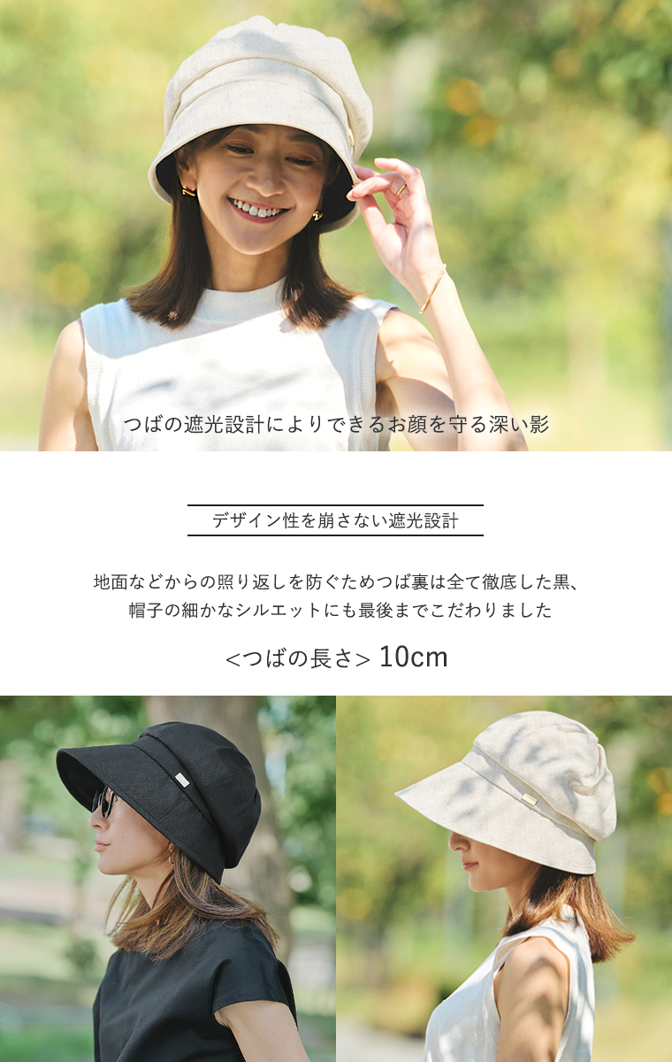 BICHERIEの遮光帽子について