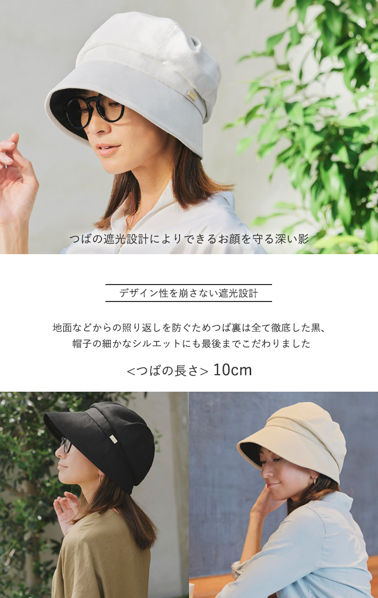 BICHERIEの遮光帽子について