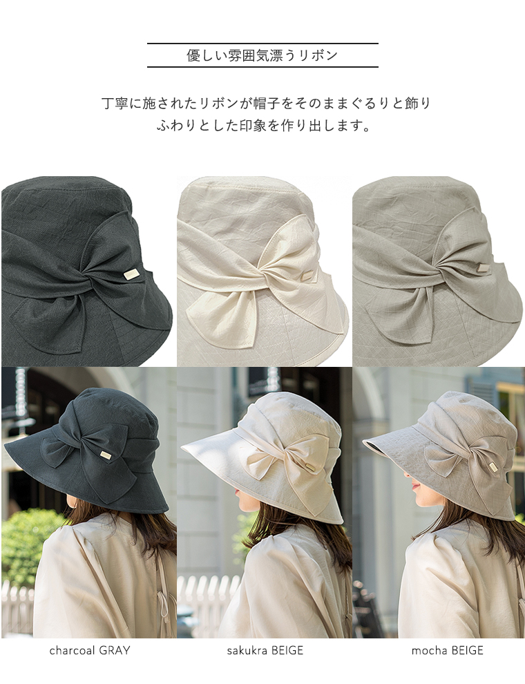 BICHERIEの遮光帽子について