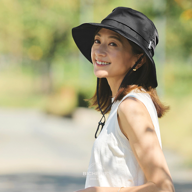 完全遮光 UV帽子