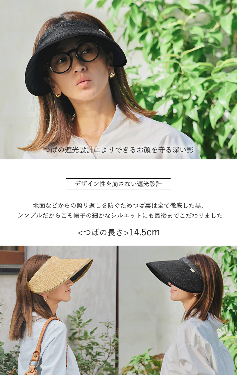 BICHERIEの遮光帽子について