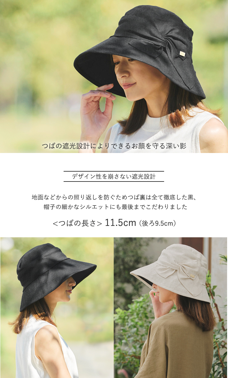 BICHERIEの遮光帽子について