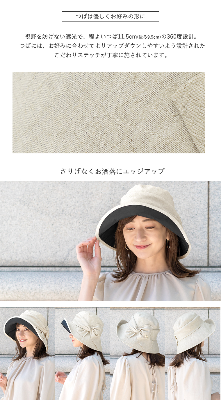 BICHERIEの遮光帽子について