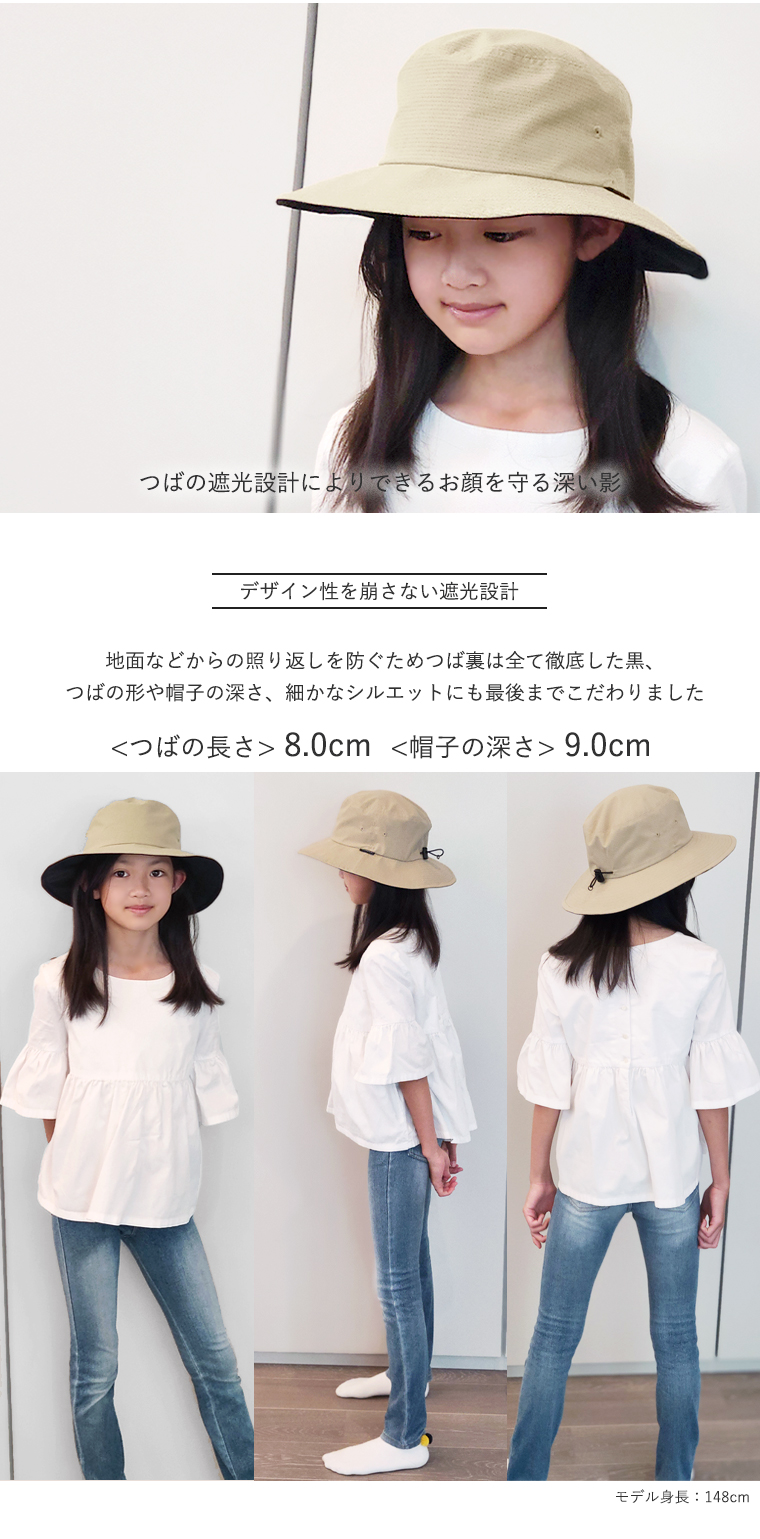 BICHERIEの遮光帽子について