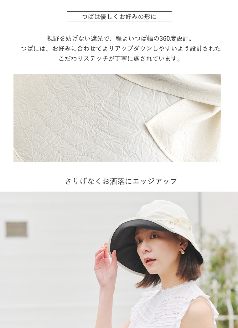 BICHERIEの遮光帽子について