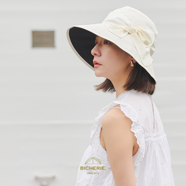 完全遮光 UV帽子