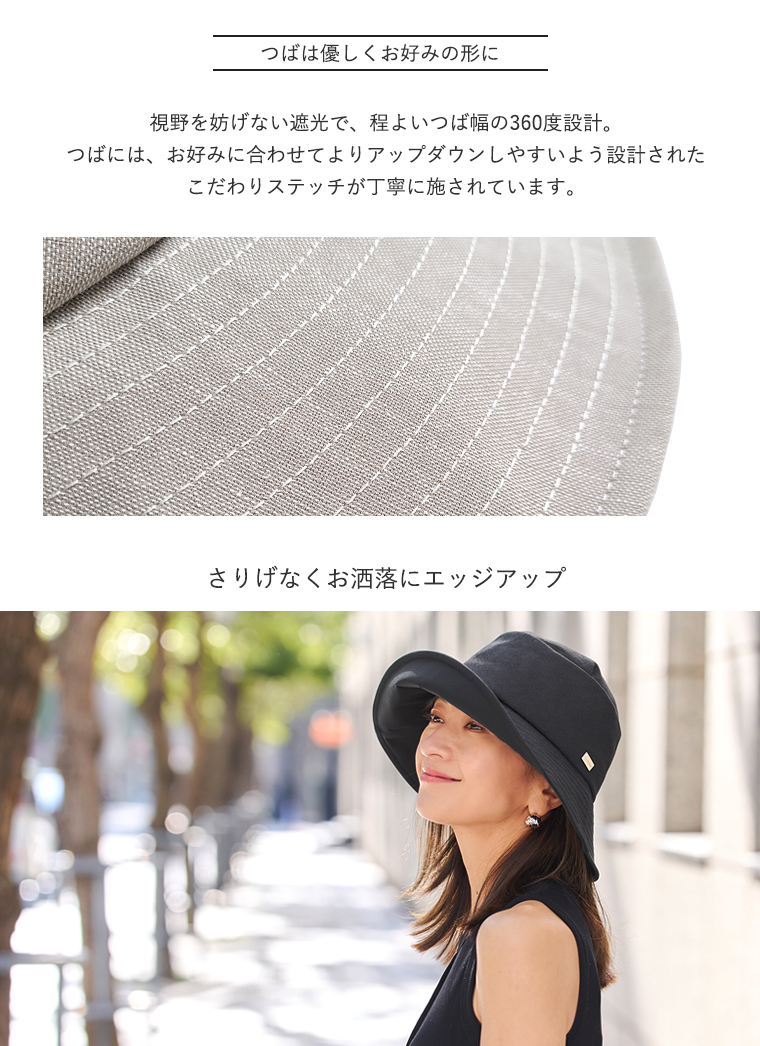 BICHERIEの遮光帽子について