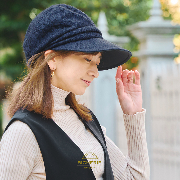 BICHERIE 完全遮光ハット キャスケット