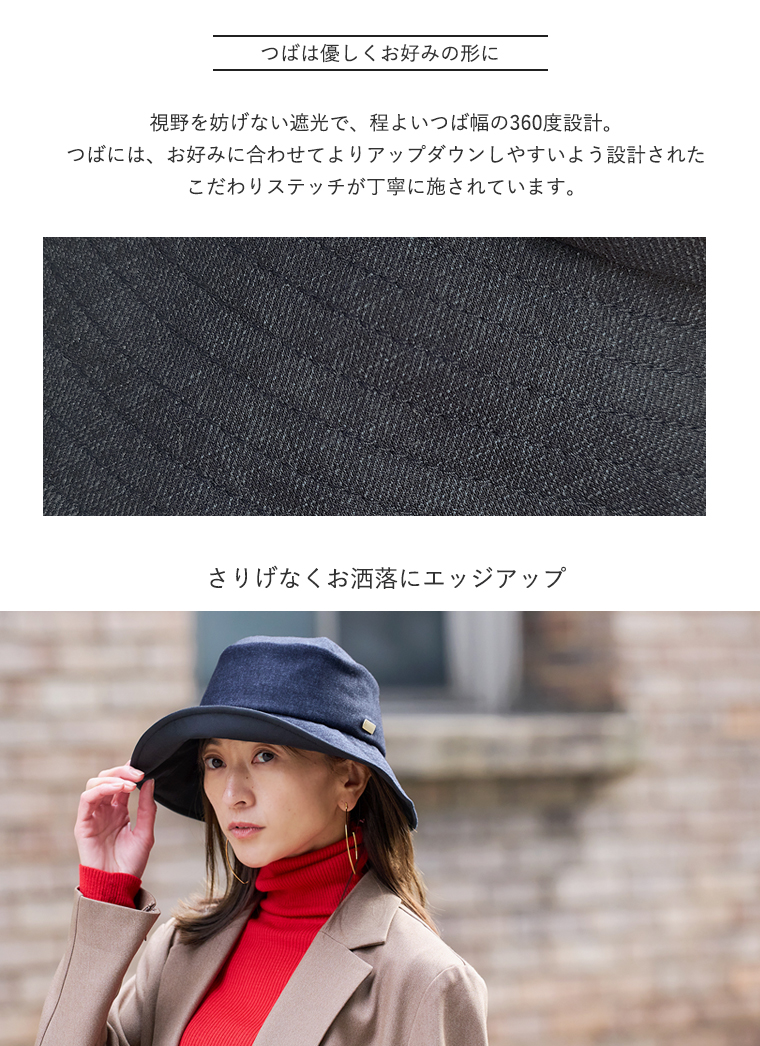 BICHERIEの遮光帽子について