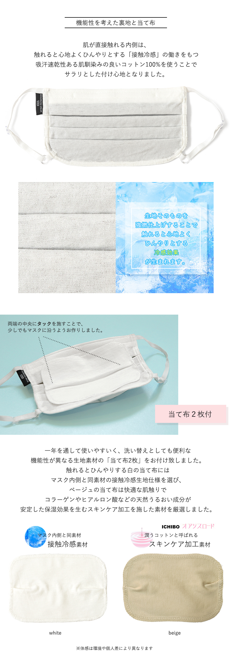 機能性あるUVマスク