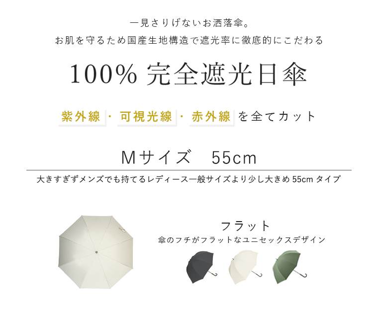 完全遮光日傘 Mサイズ