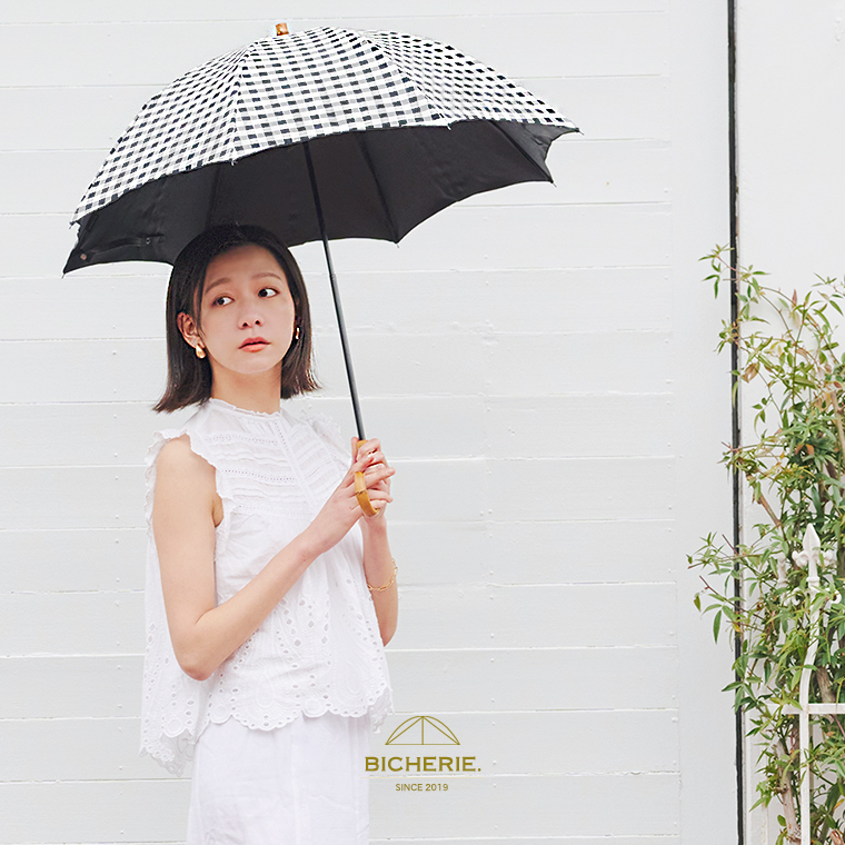 BICHERIE 完全遮光日傘 ２段折りたたみ
