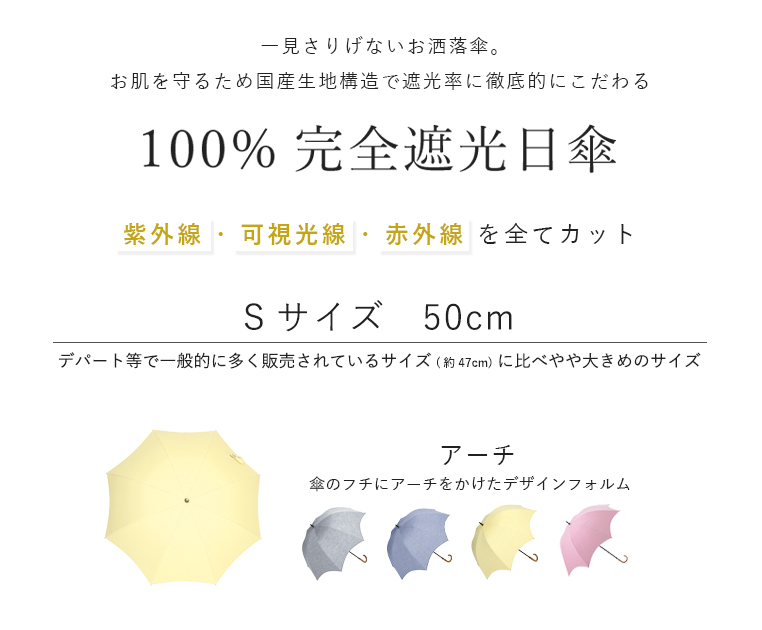 完全遮光日傘 Sサイズ