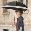 100%完全遮光 晴雨兼用日傘 折りたたみ2段タイプ バイカラー