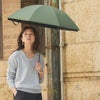 100%完全遮光 晴雨兼用 ユニセックス 折りたたみ日傘 2段タイプ 50cm フラット シャンブレー