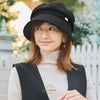 【30%OFF★期間限定!!】100%完全遮光 国産 秋冬-春先 スクリュー キャスケット ウールライク